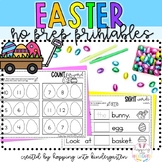 Easter No Prep Printables, math + literacy, emergency sub plans
