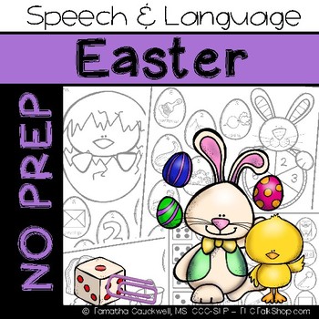 Preview of Easter: No Prep Speech and Language