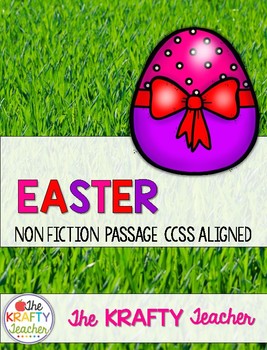 Preview of Easter Reading Comprehension Passage - FREE