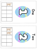 Easter Number Wall | Spring Ten Frame Numbers 1–20 | Math Flash Cards