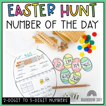 Preview of Easter Number of the Day | Easter Math lesson