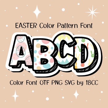 Preview of Easter OTF PNG SVG