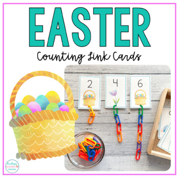 Preview of Easter One to One Counting Activity for Fine Motor Practice