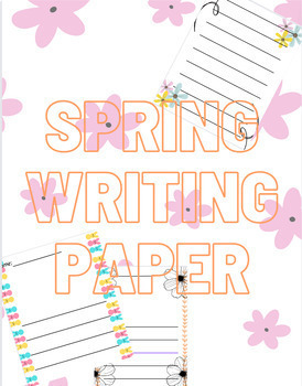 Spring Writing Paper! by Busy Betz | TPT