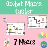 Easter Ozobot Robot Maze worksheets for 2nd grade-5th grades