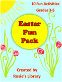 Easter Packet with 10 Fun Activities