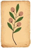 Easter Parchment Poster - Olive Branch