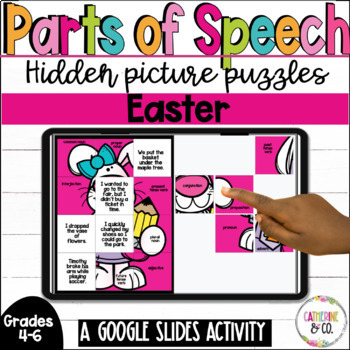 Preview of Easter Parts of Speech Digital Activity