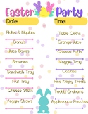 Easter Party Sign-Up