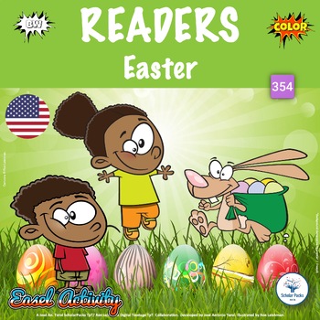 Preview of Easter / Pascua. Readers. Color /BW ver.