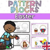 Easter Pattern Blocks. Math Centers. April. Spring