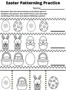 Easter Patterning by Grow Their Minds | TPT