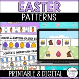 Easter Patterns Digital for Google Slides™ and Paper Worksheets
