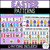 Easter Patterns Kindergarten Math Center | Worksheets & Fi