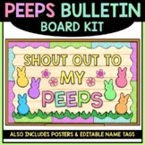 Easter Peeps Bulletin Board & Name Tags | Spring Classroom Decor