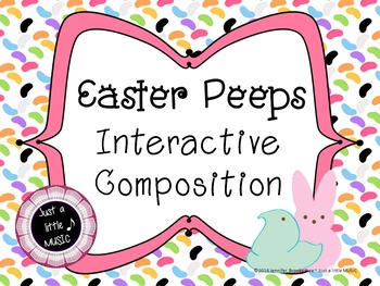 Preview of Easter Peeps--Interactive Melodic Composition for Activboards {sol mi la}