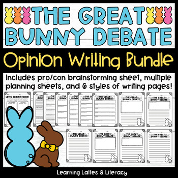 Preview of Easter Candy Opinion Writing Spring Writing Bunny Candy Debate Writing Activity