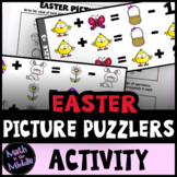 Easter Picture Puzzles Challenge for Middle School - Math 