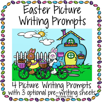 Easter Picture Writing Prompts by Primarily First | TpT