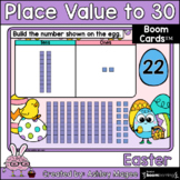 Easter Place Value to 30 Boom Cards - Digital Distance Learning