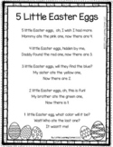 Easter Poem - 5 Little Easter Eggs | Five Spring Counting Rhyme