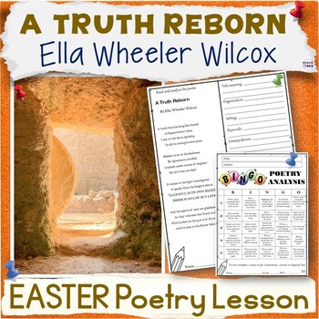 Preview of Easter Poem Lesson - A Truth Reborn by Ella Wheeler Wilcox Poetry Reading