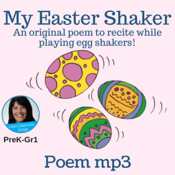Preview of Easter Poem | Egg Shakers | Original Poem mp3 Only
