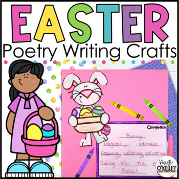 Preview of Easter Poetry Writing Crafts - Poetry Templates for 7 Types of Poems