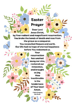 Preview of Easter Prayer Handout
