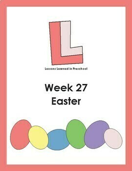 Preview of Easter Preschool Lesson Plan