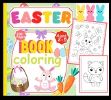 Easter Preschool Morning Work for kids - coloring book -10