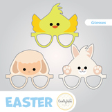 Easter Printable Glasses Craft | MINIMAL PREP | Chick | Bu