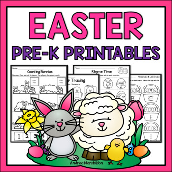 Preview of Easter Preschool Morning Work