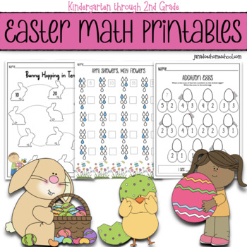 Easter Printables - Math - Addition & Subtraction by Jana Does Homeschool