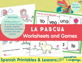 Easter Activities in Spanish (math, letters, vocabulary an