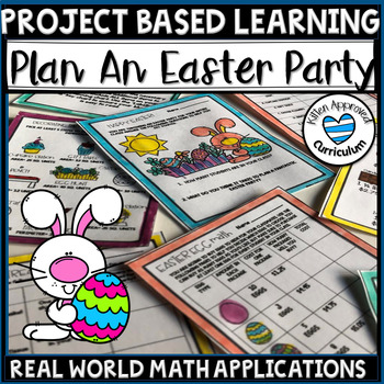 Preview of Easter Math Projects Easter Project Based Learning Easter PBL