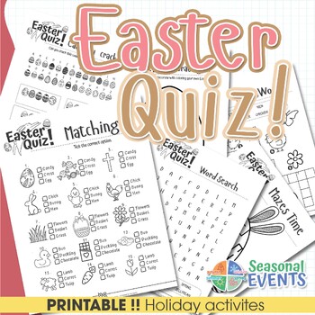 Easter Quiz 2024 Game Matching Activities Crossword Coloring   Original 11075994 1 