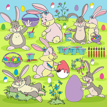 Preview of Easter Rabbit Clipart