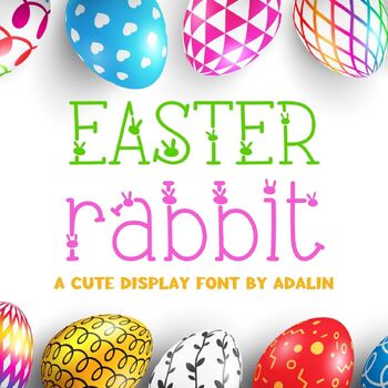 Preview of Easter Rabbit - Display Font