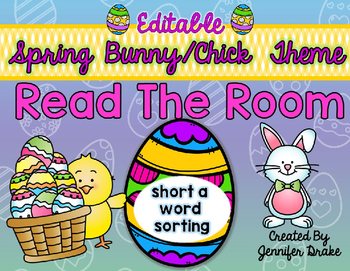 Preview of Easter Read the Room *EDITABLE*