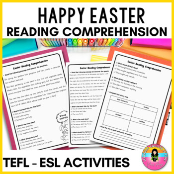 Preview of Easter Reading Comprehension Passages for 3rd and 4th