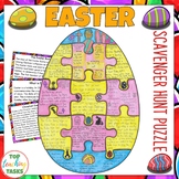 Easter Reading Comprehension | Puzzle Poster Activity for 