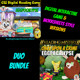 Easter Reading Mystery Duo Bundle Worksheets & Digital Gam