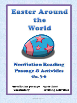 Preview of Easter  Reading Passage and Activities