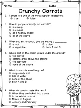 50+ Fiction Comprehension Questions worksheets for Kindergarten on