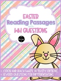 Easter Reading Passages with WH Questions