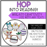 Easter Reading Wreath Craftivity {Use with any fiction or 