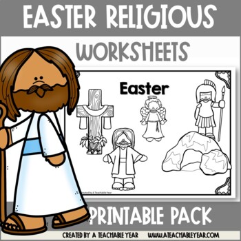 Preview of Easter Religious Activities and Worksheets