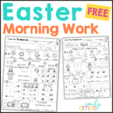 Easter Religious Morning Work Pages - Kindergarten and Fir