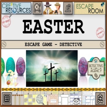 Preview of Easter Religious Studies Escape Room: Holy Week Catholic.